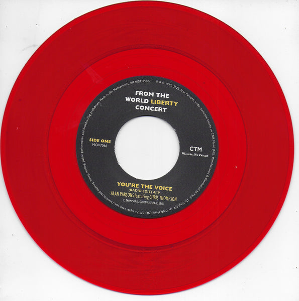 Alan Parsons feat. Chris Thompson - You're the voice (Limited edition, red vinyl)