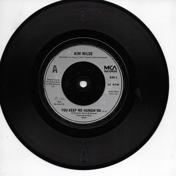 Kim Wilde - You keep me hangin' on (Engelse uitgave)