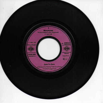 Monotones - Zero to zero (Duitse uitgave)