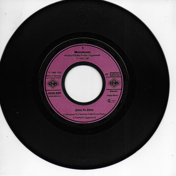 Monotones - Zero to zero (Duitse uitgave)