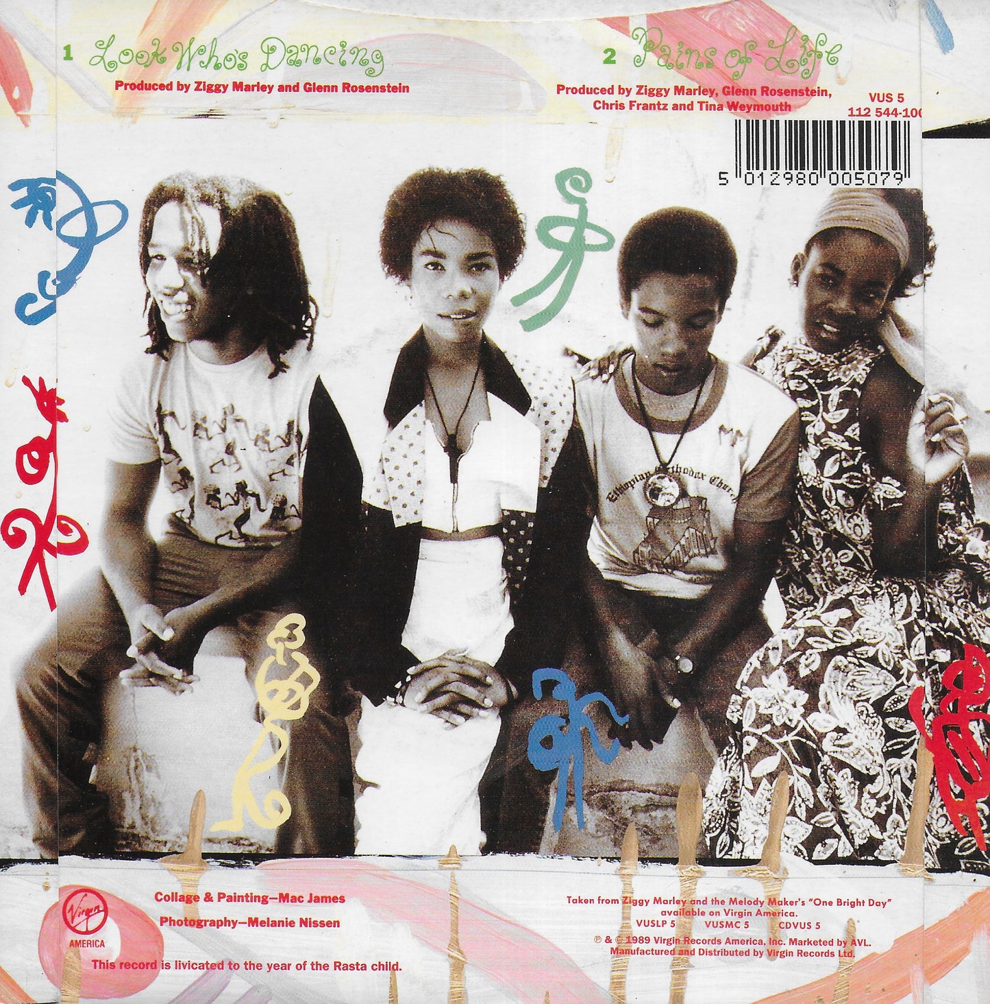 Ziggy Marley and the Melody Makers - Look who's dancing (Engelse uitgave)