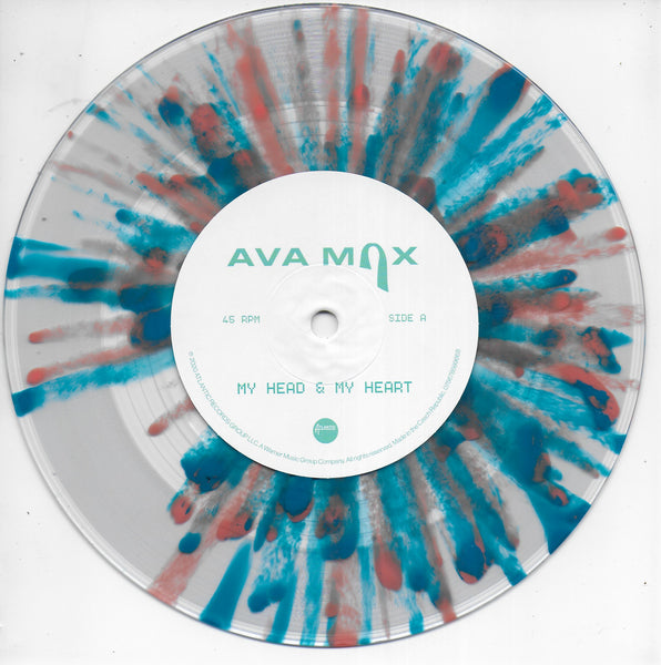 Ava Max - My head & my heart (Clear with blue & orange splatter vinyl)