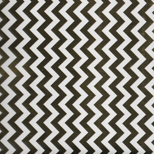 Cadeaupapier wit/goud swirl