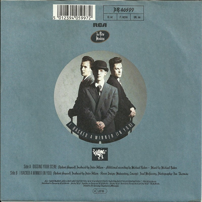 Blow Monkeys - Digging your scene