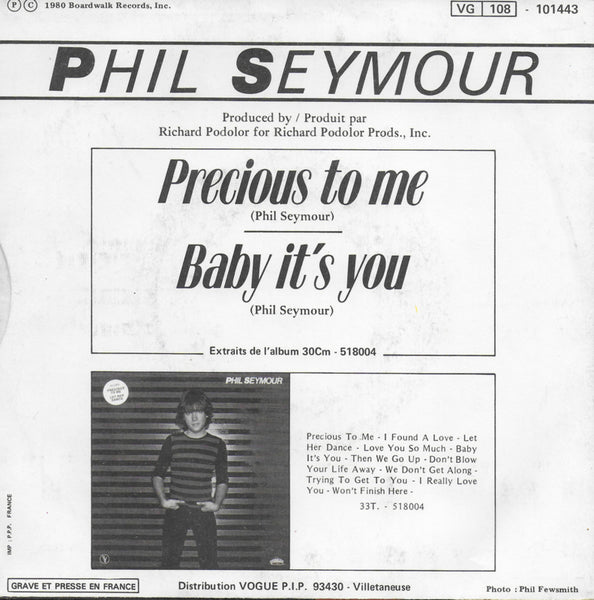 Phil Seymour - Precious to me