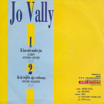 Jo Vally - Ik kan niet zonder jou