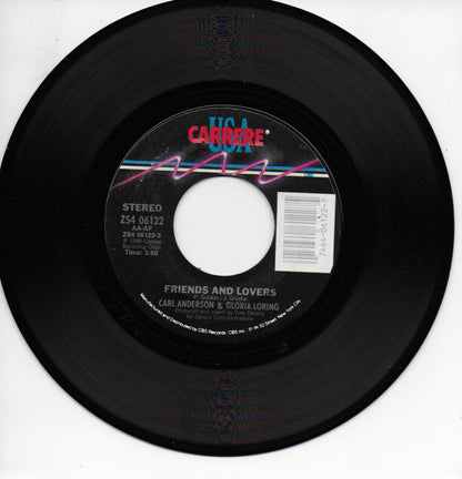 Gloria Loring & Carl Anderson - Friends & lovers (Amerikaanse uitgave)
