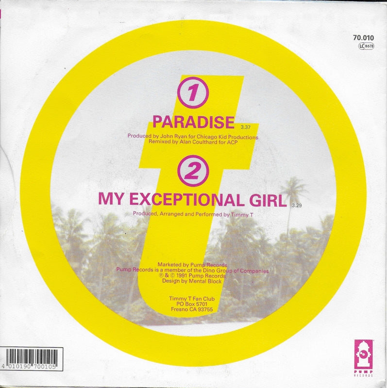 Timmy T - Paradise