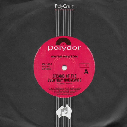 Wayne Newton - Dreams of the everyday housewife / Sandy Posey - What a woman in love won't do (Australische uitgave)