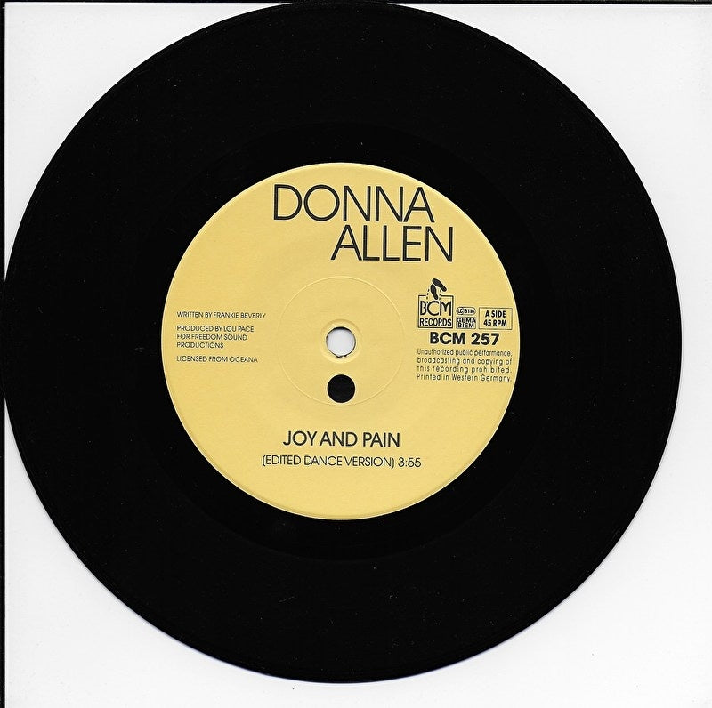 Donna Allen - Joy and pain