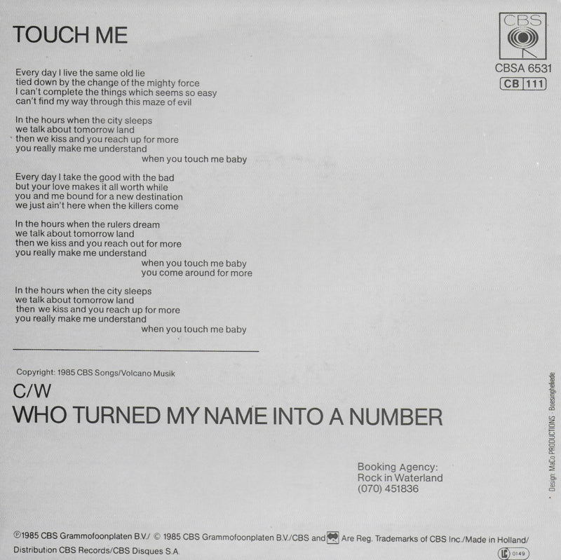 Raiders - Touch me