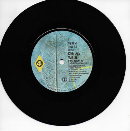 Dee Dee Wilde - I found you (Engelse uitgave)