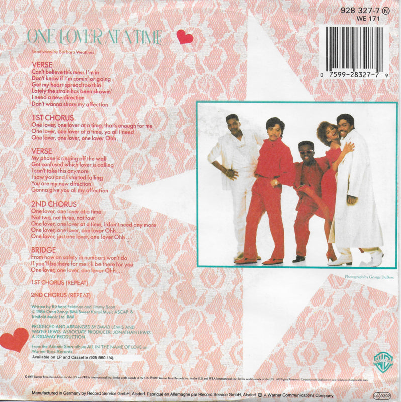 Atlantic Starr - One lover at a time