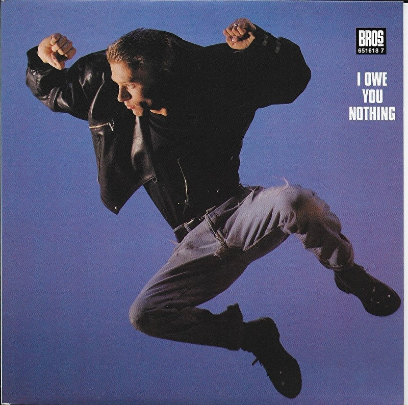 Bros - I owe you nothing (Alternative cover blauw)