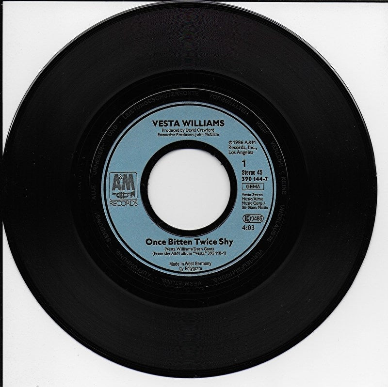 Vesta Williams - Once bitten twice shy