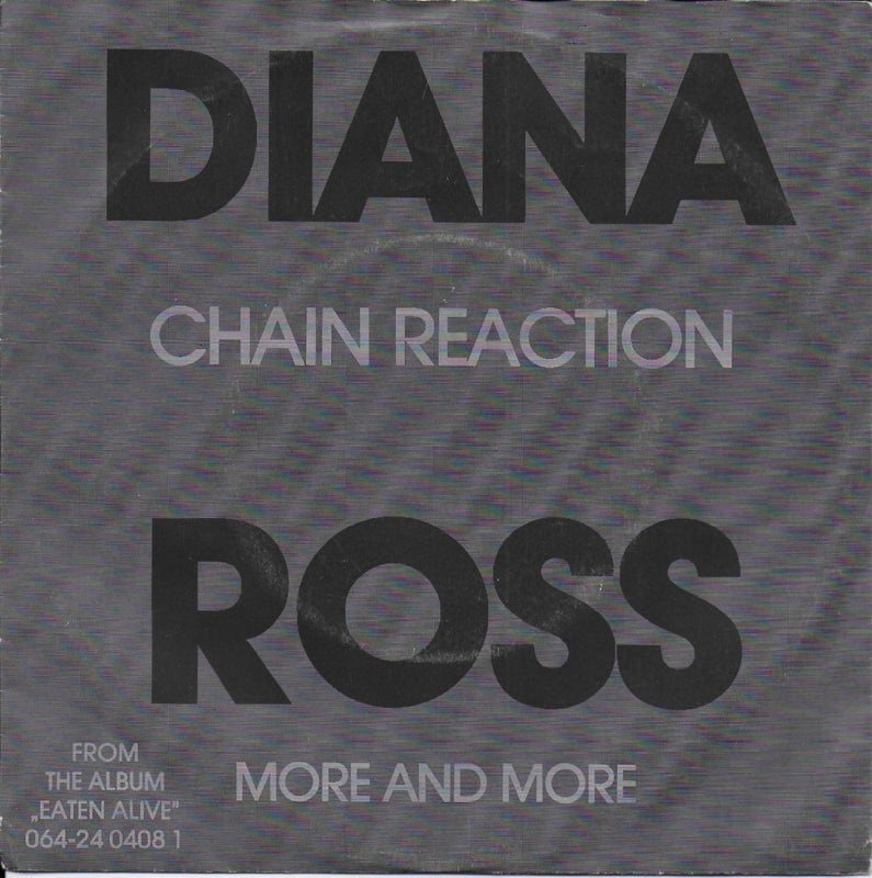 Diana Ross - Chain reaction (Alternative cover)