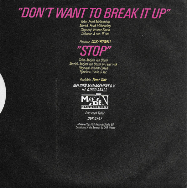 Boxx - Don't want to break it up