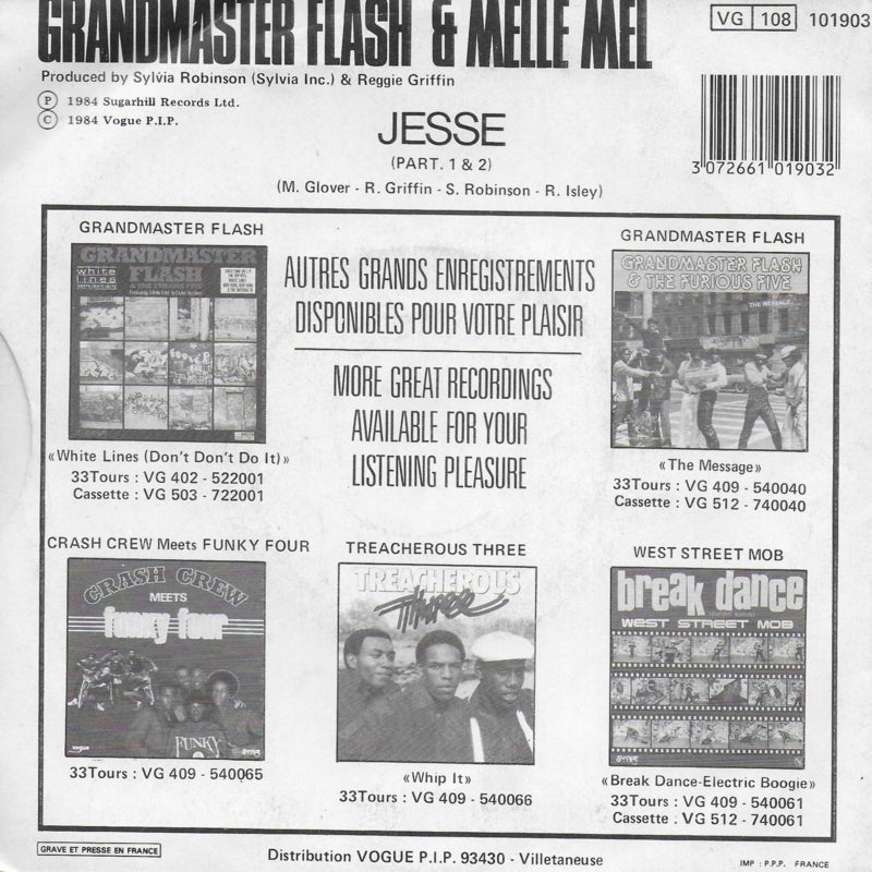 Grandmaster Flash & Melle Mel - Jesse