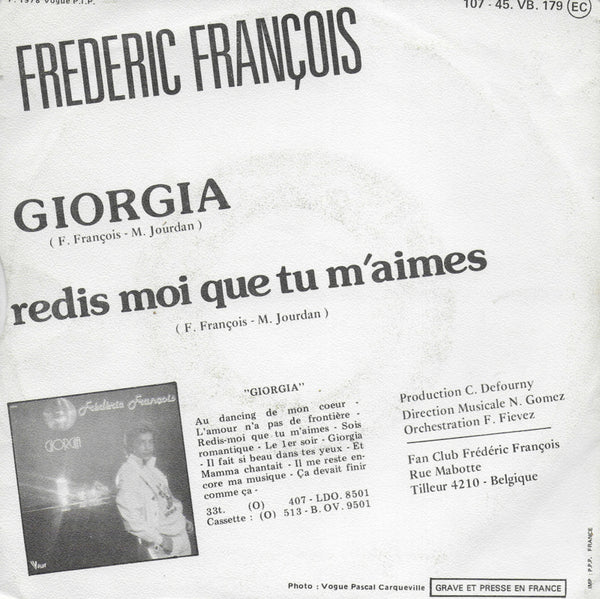 Frederic Francois - Giorgia