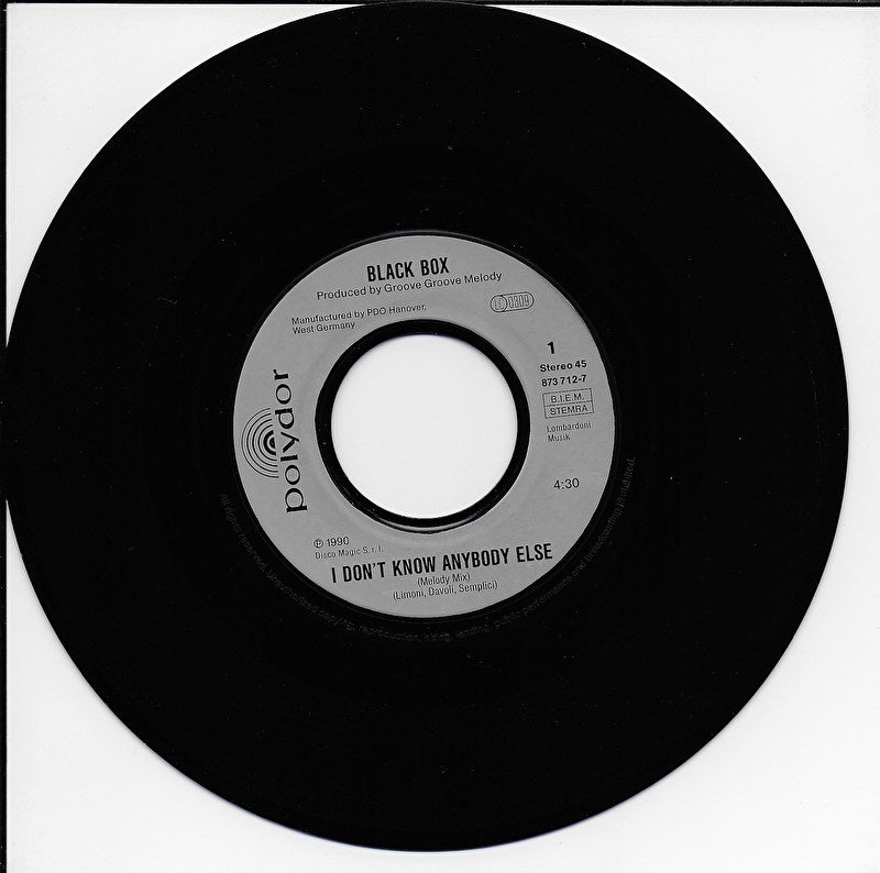 Black Box - I don't know anybody else