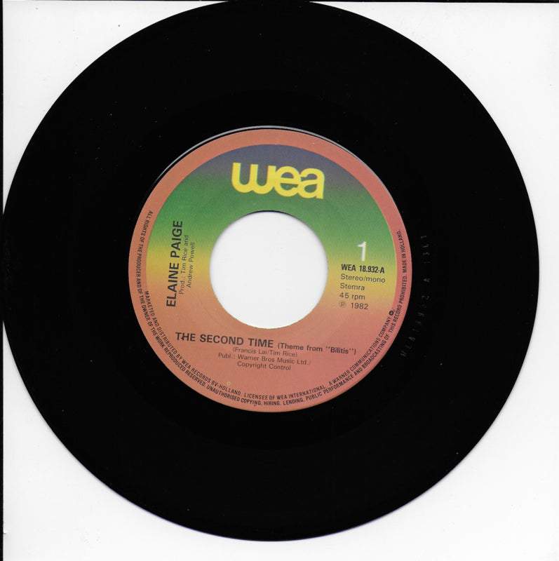 Elaine Paige - The second time