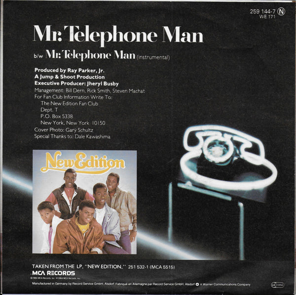 New Edition - Mr. Telephone man