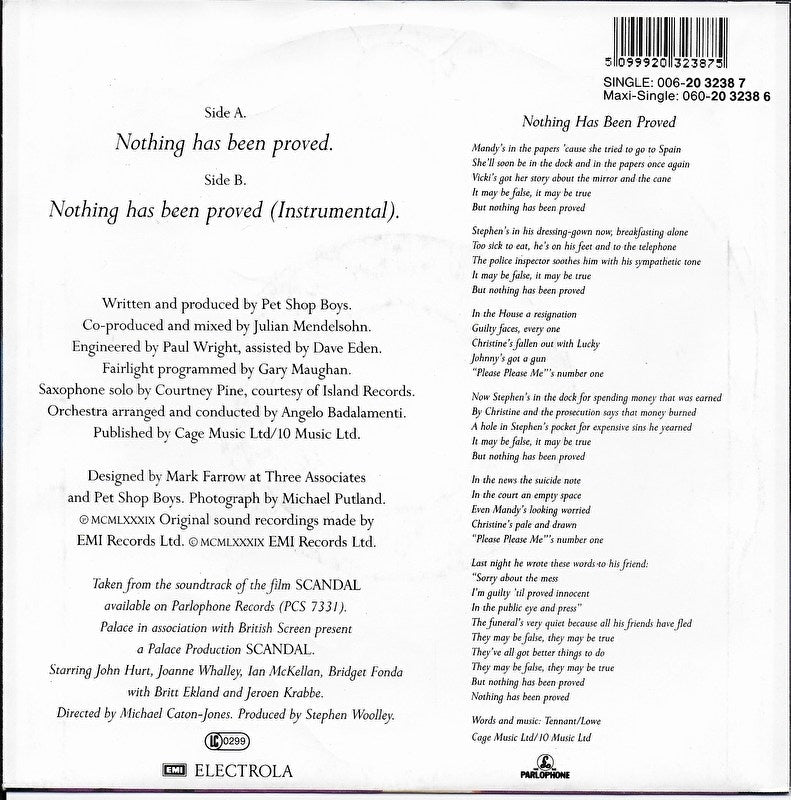 Dusty Springfield - Nothing has been proved