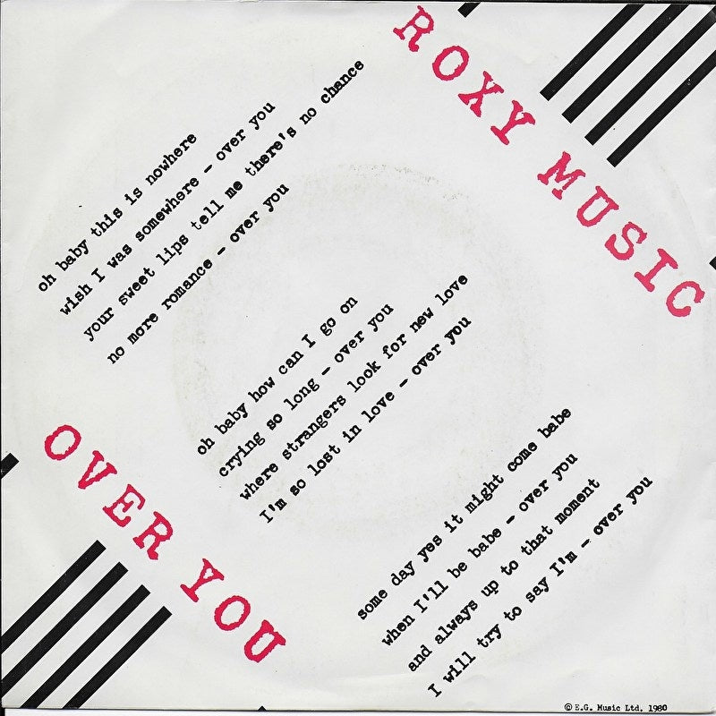 Roxy Music - Over you