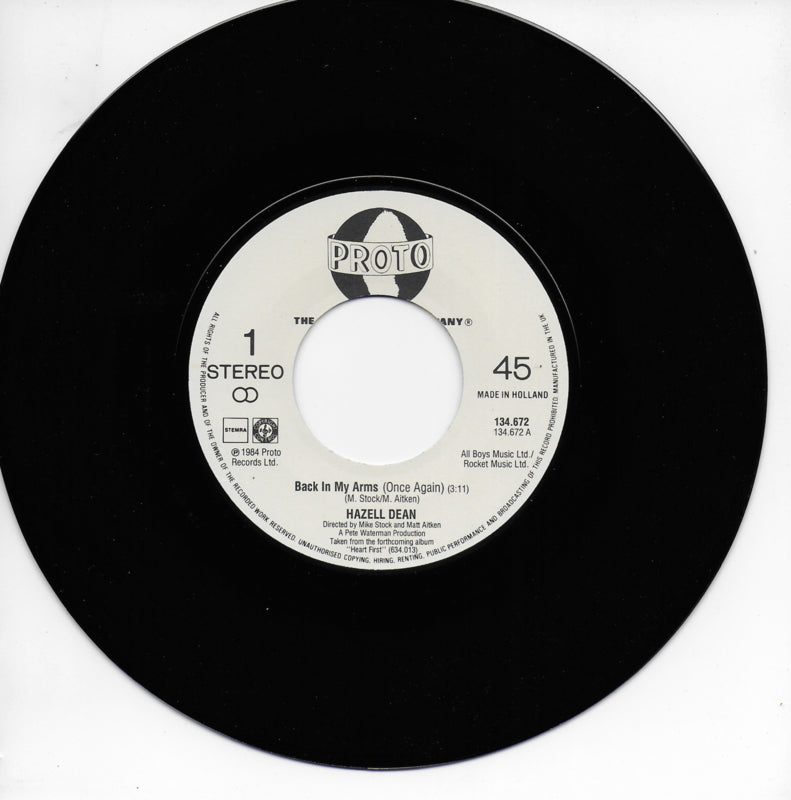 Hazell Dean - Back in my arms (once again)