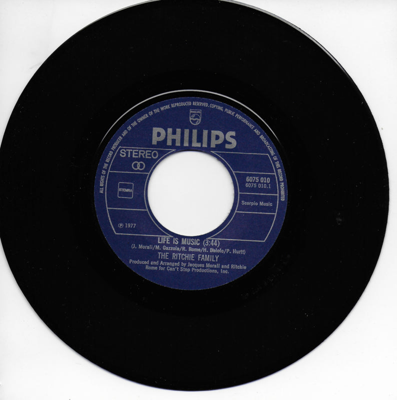 Ritchie Family - Life is music