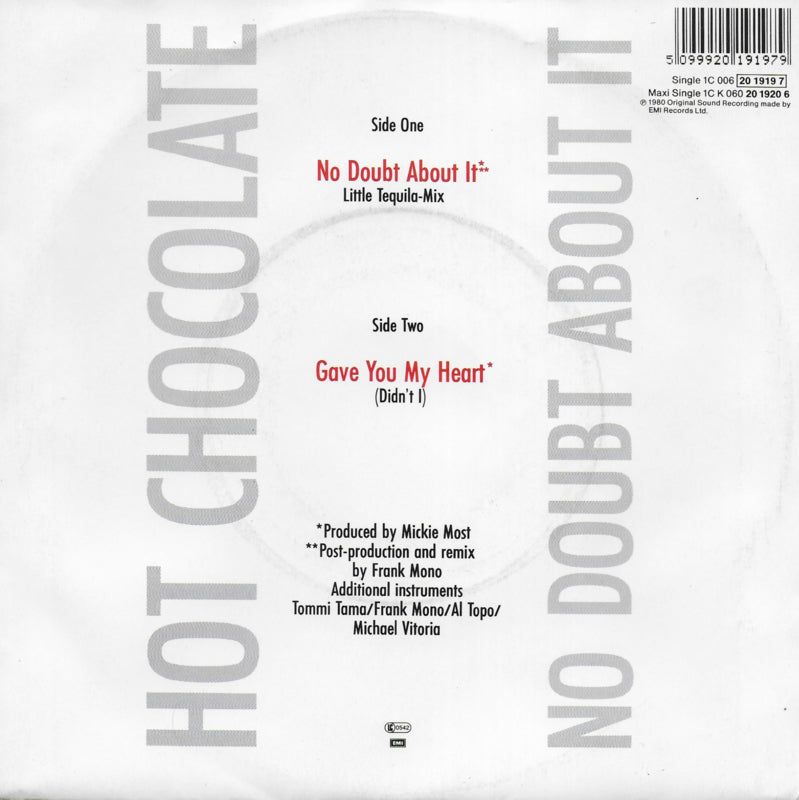 Hot Chocolate - No doubt about it (little tequila-mix)