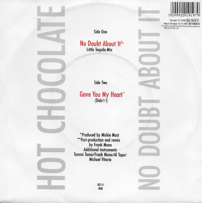 Hot Chocolate - No doubt about it (little tequila-mix)