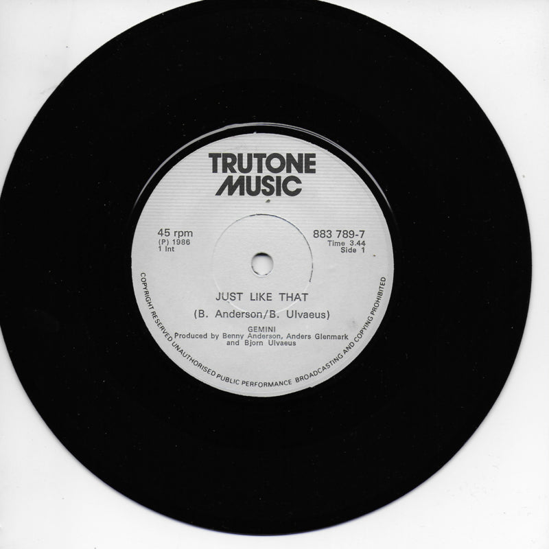 Gemini - Just like that (Zuid-Afrikaanse uitgave)