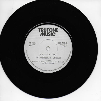 Gemini - Just like that (Zuid-Afrikaanse uitgave)