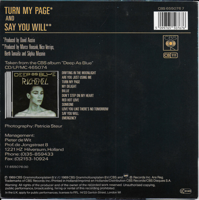 Richenel - Turn my page