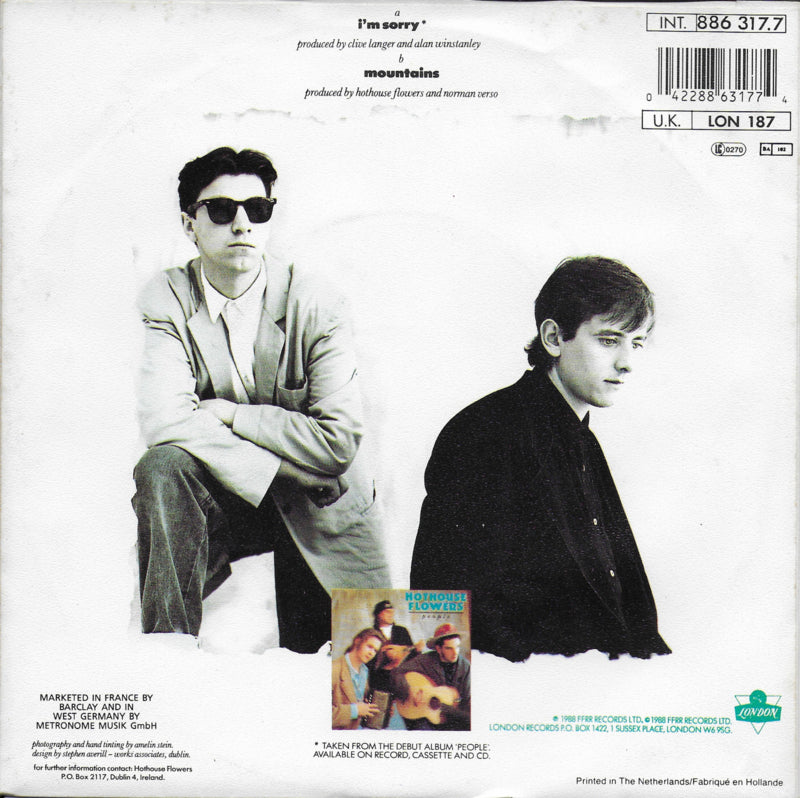 Hothouse Flowers - I'm sorry