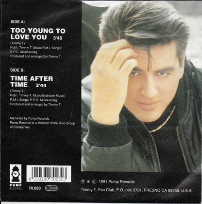 Timmy T - Too young to love you