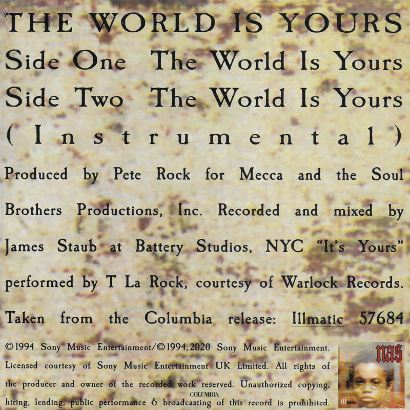 Nas - The world is yours (Limited edition)