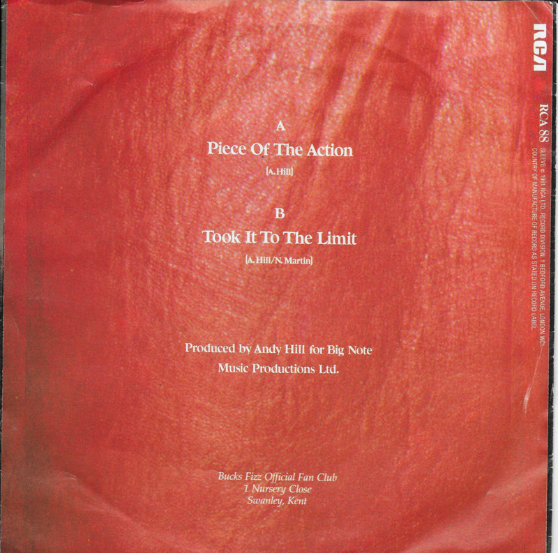 Bucks Fizz - Piece of the action