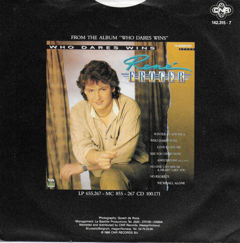 Rene Froger - See you on sunday