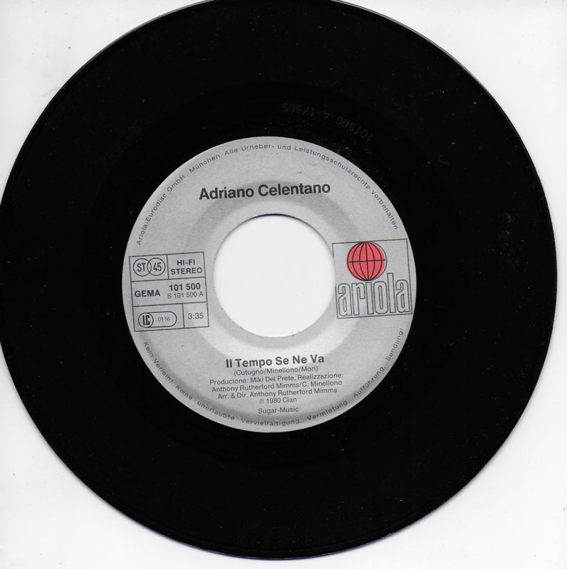 Adriano Celentano - Il tempo se ne va