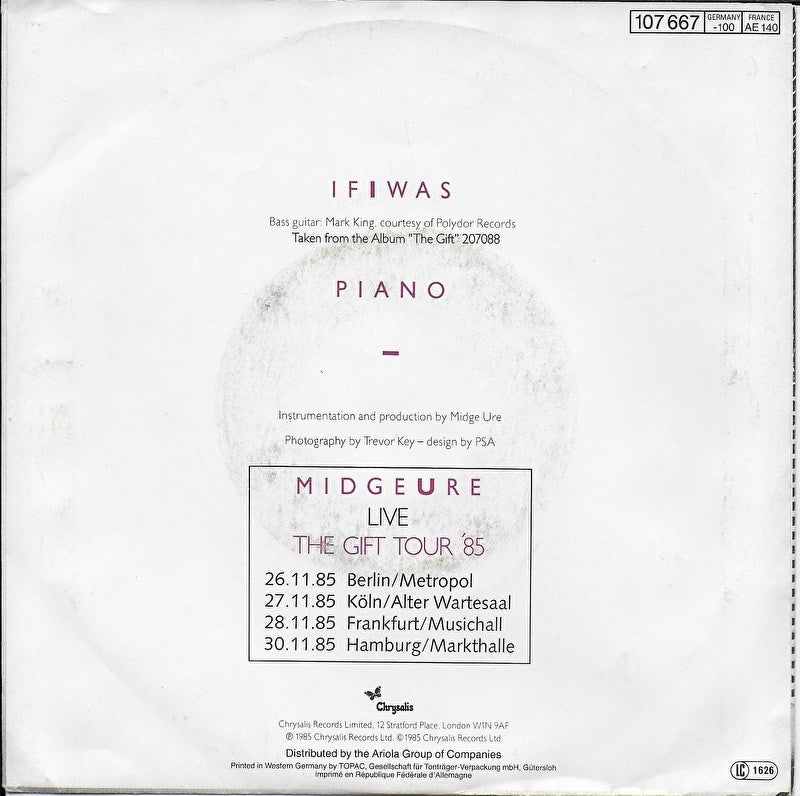 Midge Ure - If i was