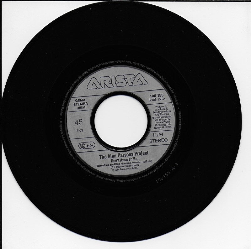 Alan Parsons Project - Don't answer me