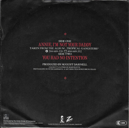 Kid Creole and the Coconuts - Annie, i'm not your daddy