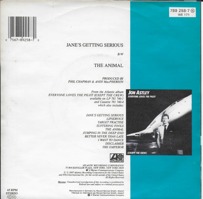 Jon Astley - Jane's getting serious