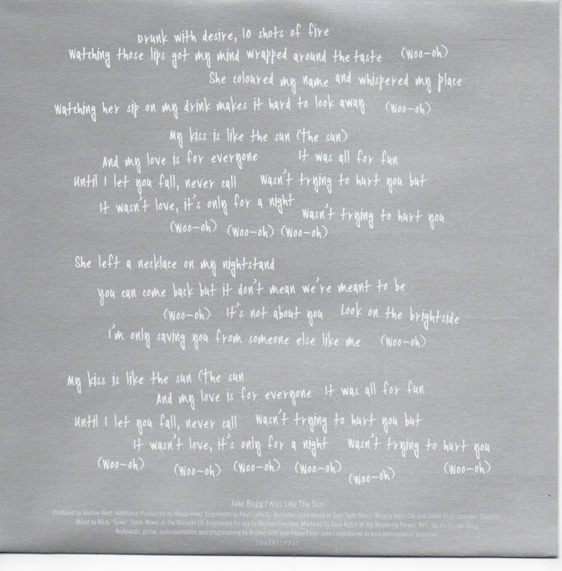 Jake Bugg - Kiss like the sun