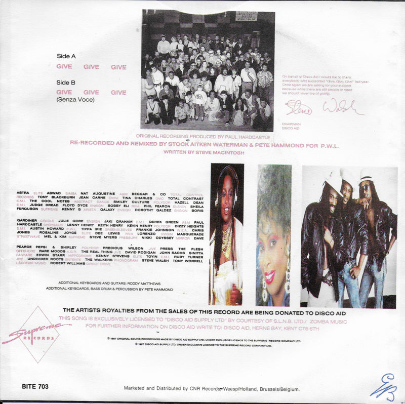 Dance Aid - Give give give