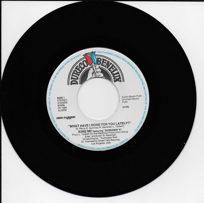 King MC ft. Screamin K - What have i done for you lately?