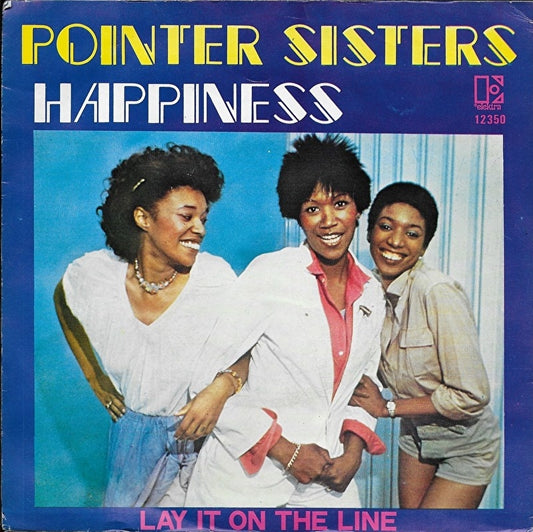 Pointer Sisters - Happiness (Benelux uitgave)