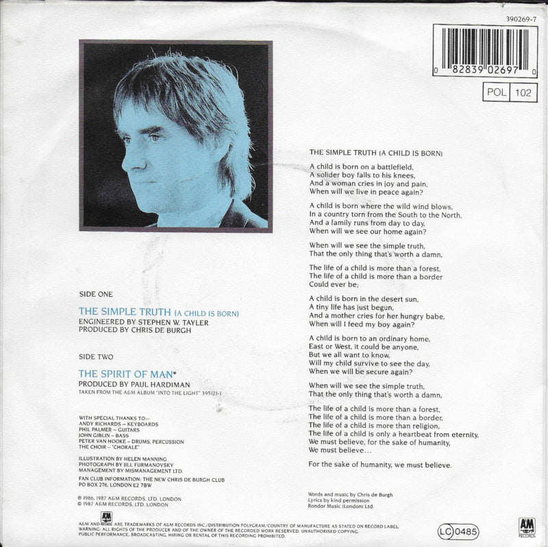 Chris de Burgh - The simple truth (a child is born)